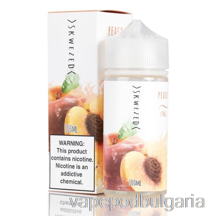 Vape Bulgaria Peach By Skwezed E-liquid - 100ml 0mg